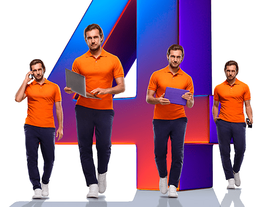 Великолепная четверка Ростелеком в село Чиндат (Красноярский край)